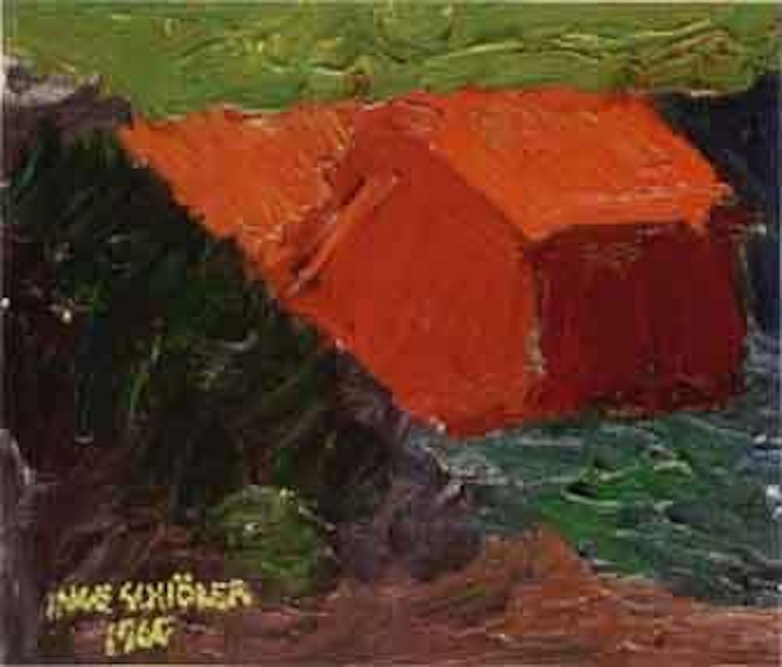 The red boat-house by Inge Schiöler
