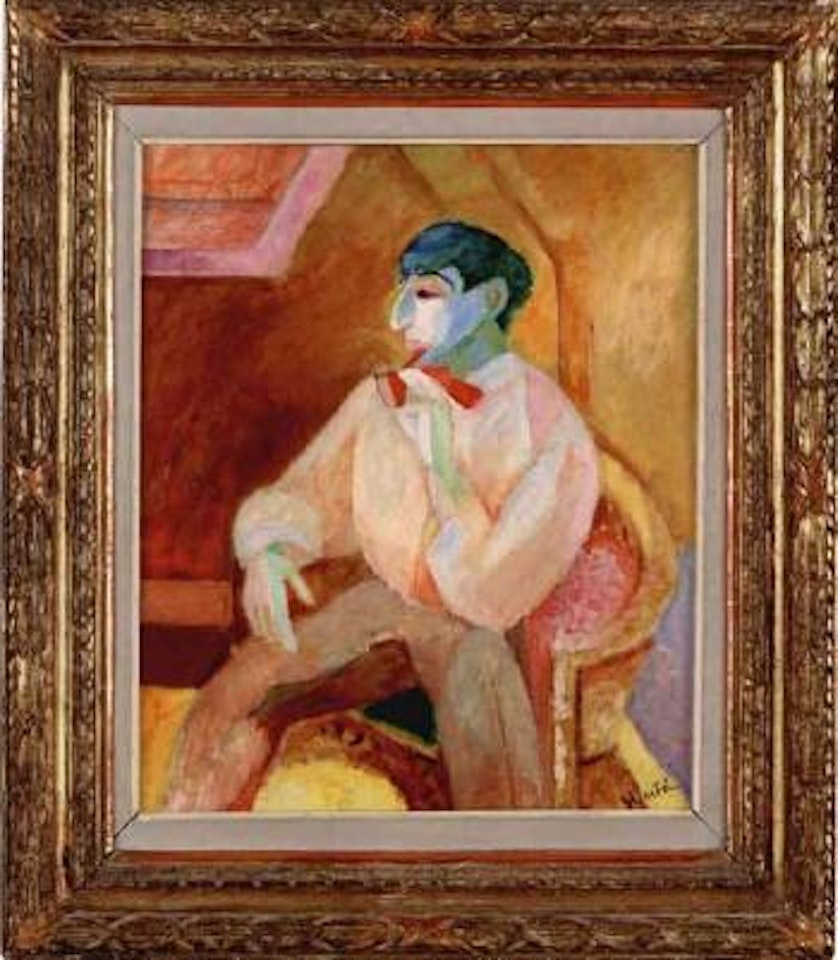 Isaac with the pipe by Sigrid Hjertén