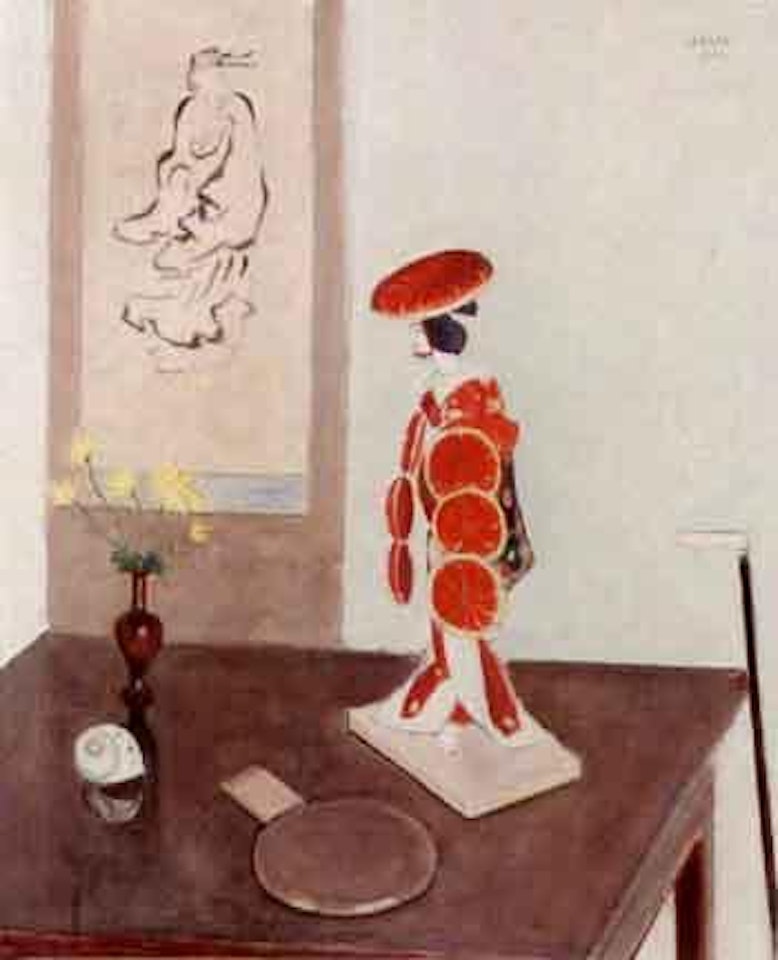 Still life of Japanese figurine by Einar Jolin