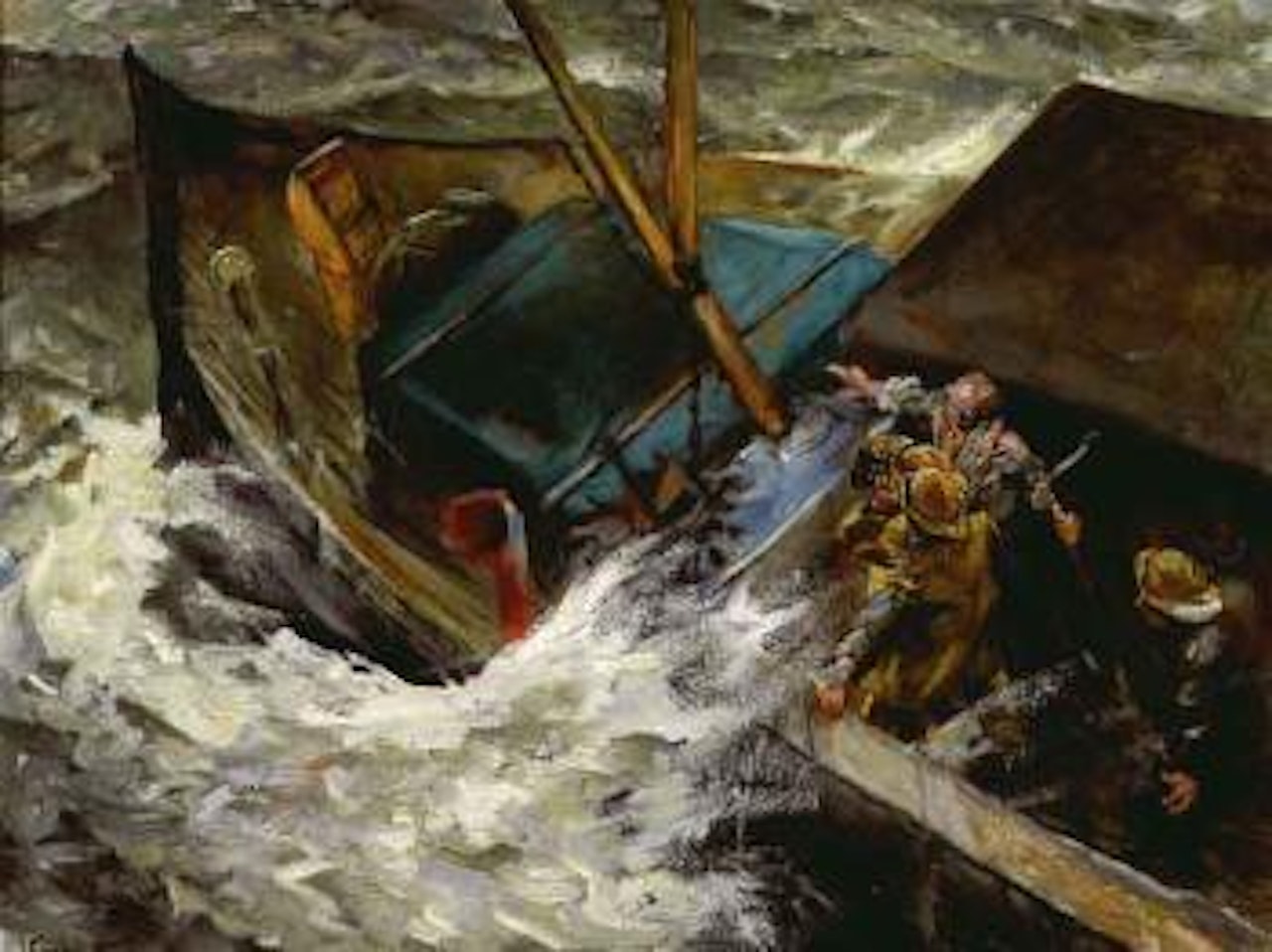 Large breakers ahead by Christian Krohg