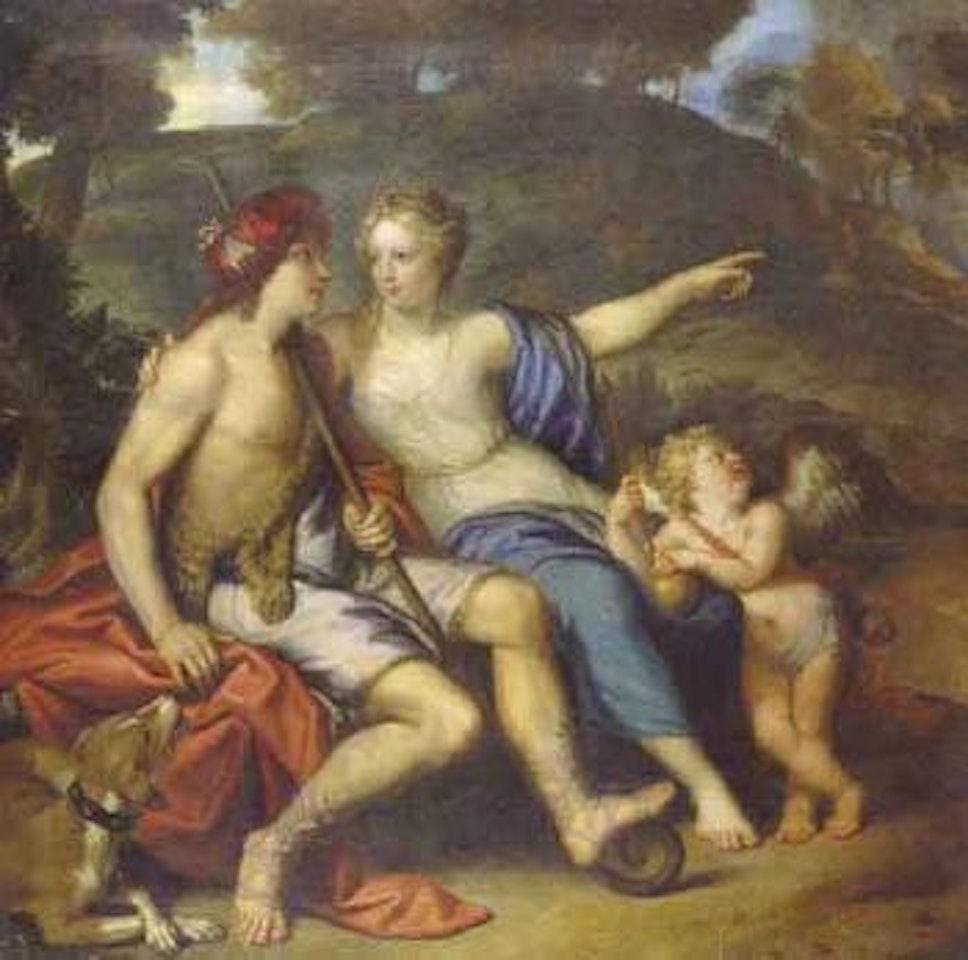 Venus et Adonis by French School