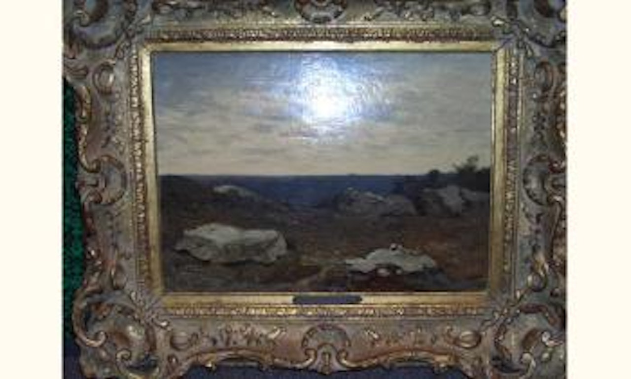 Paysage aux rochers by Henri Harpignies