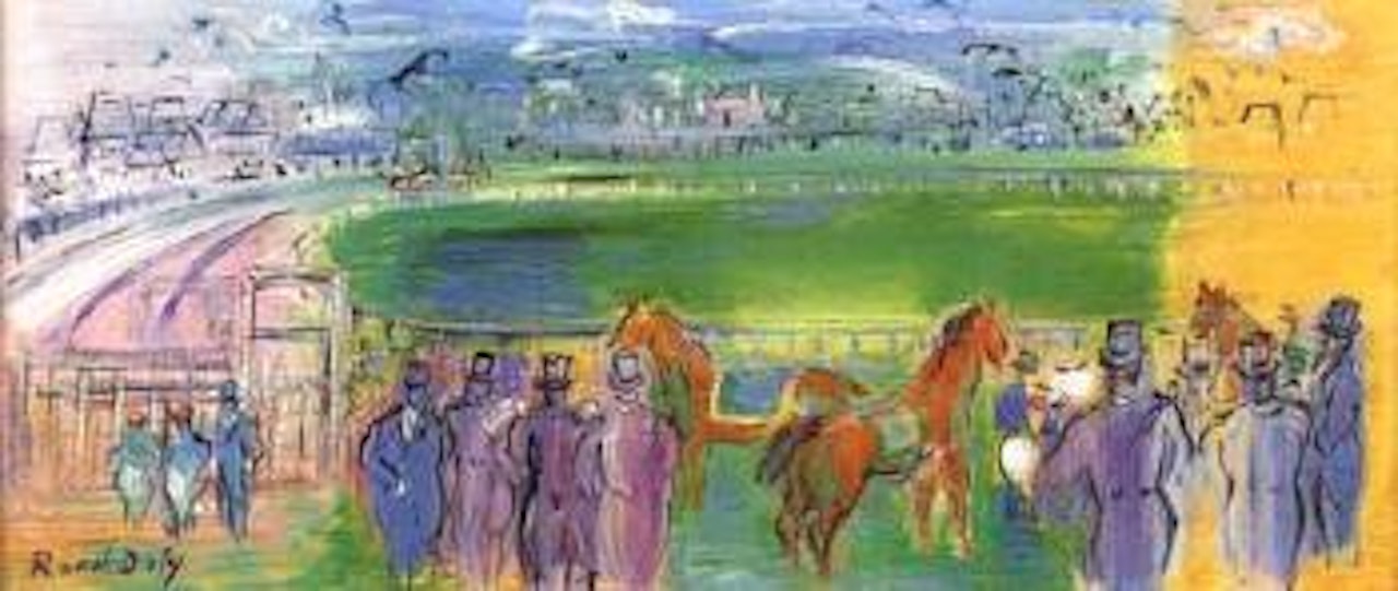 Courses a Deauville by Raoul Dufy