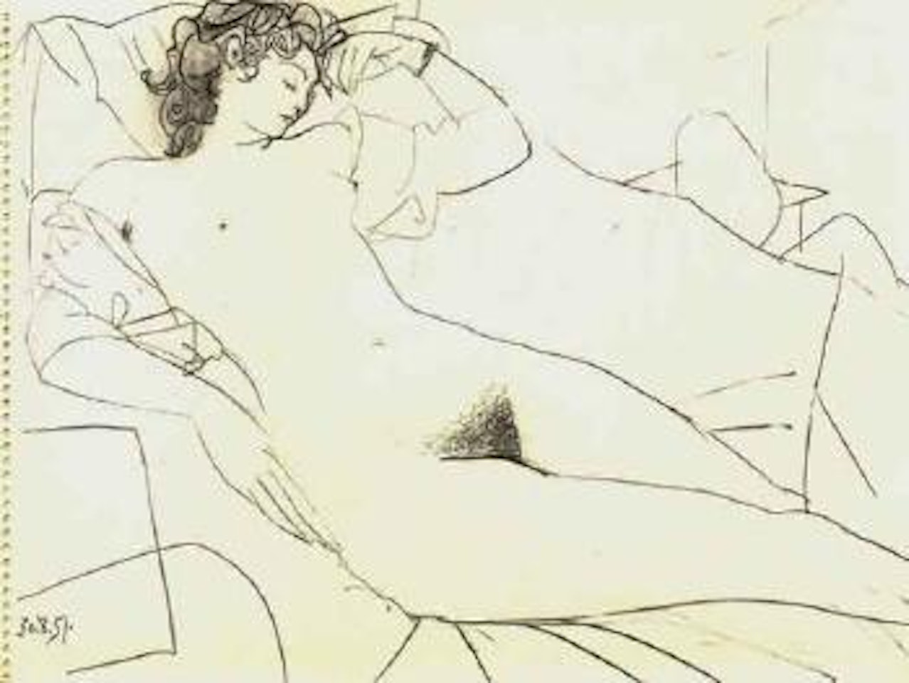 Odalisque by Pablo Picasso