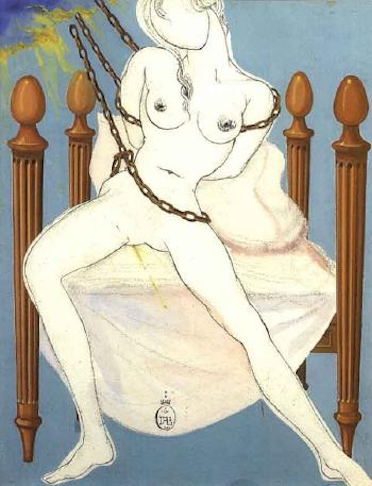 Femme enchainee by Salvador Dali