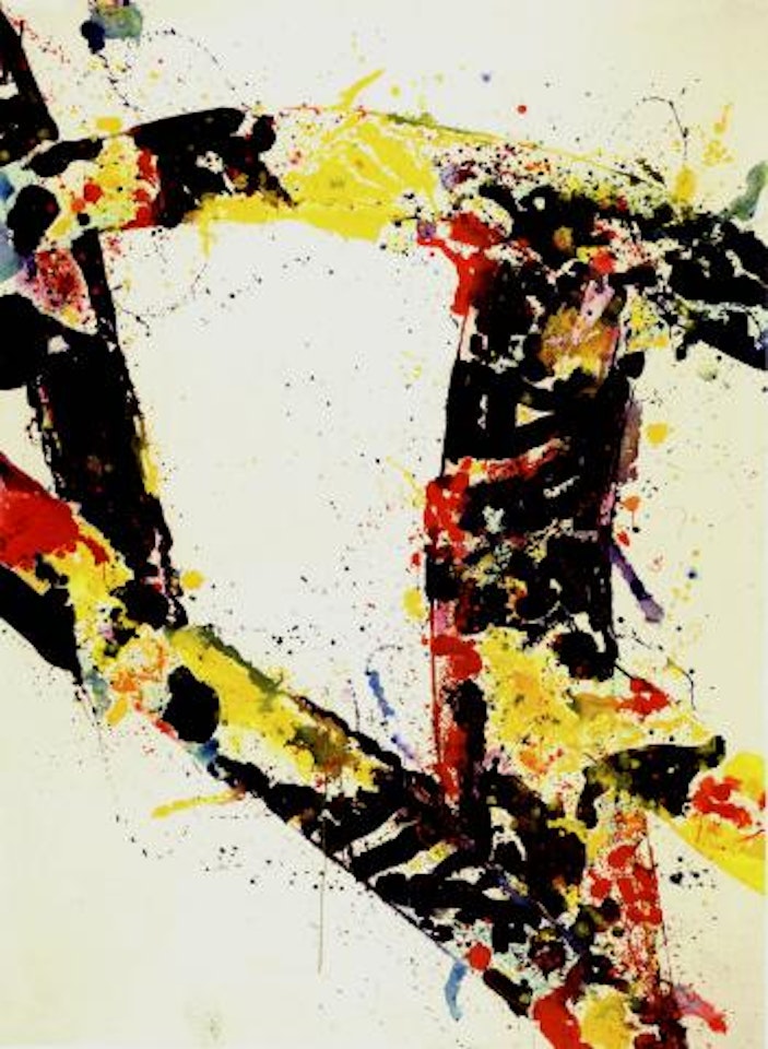 Question to oblivion by Sam Francis