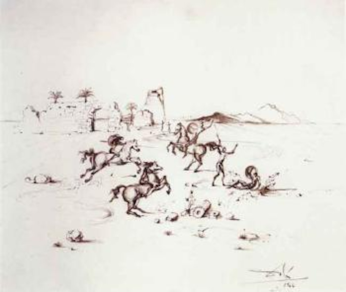 Riders by Salvador Dali
