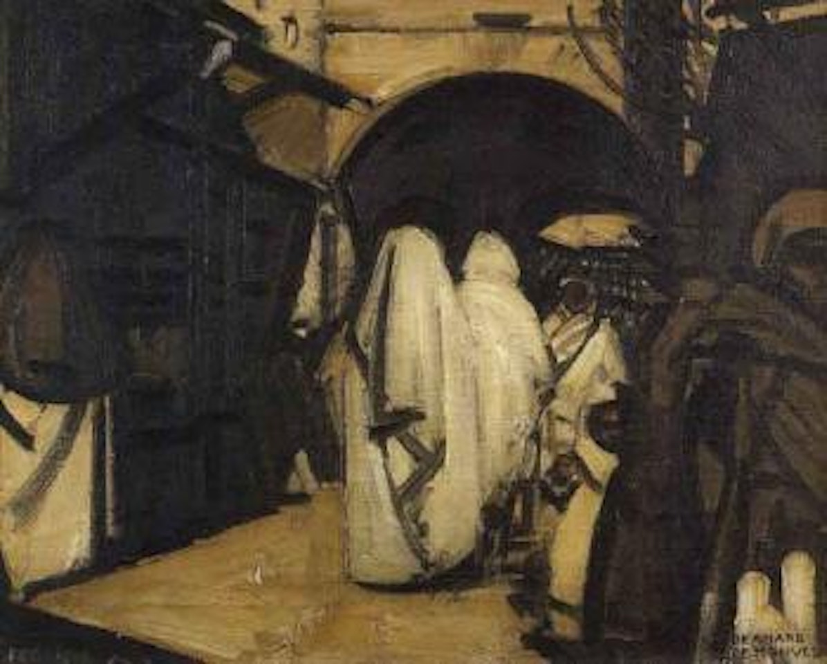 Souks de Fez by Bernard Boutet de Monvel