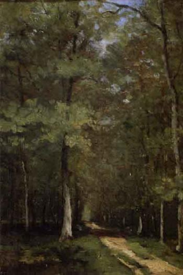 Chemin dans la foret de Barbizon by Paul Désiré Trouillebert