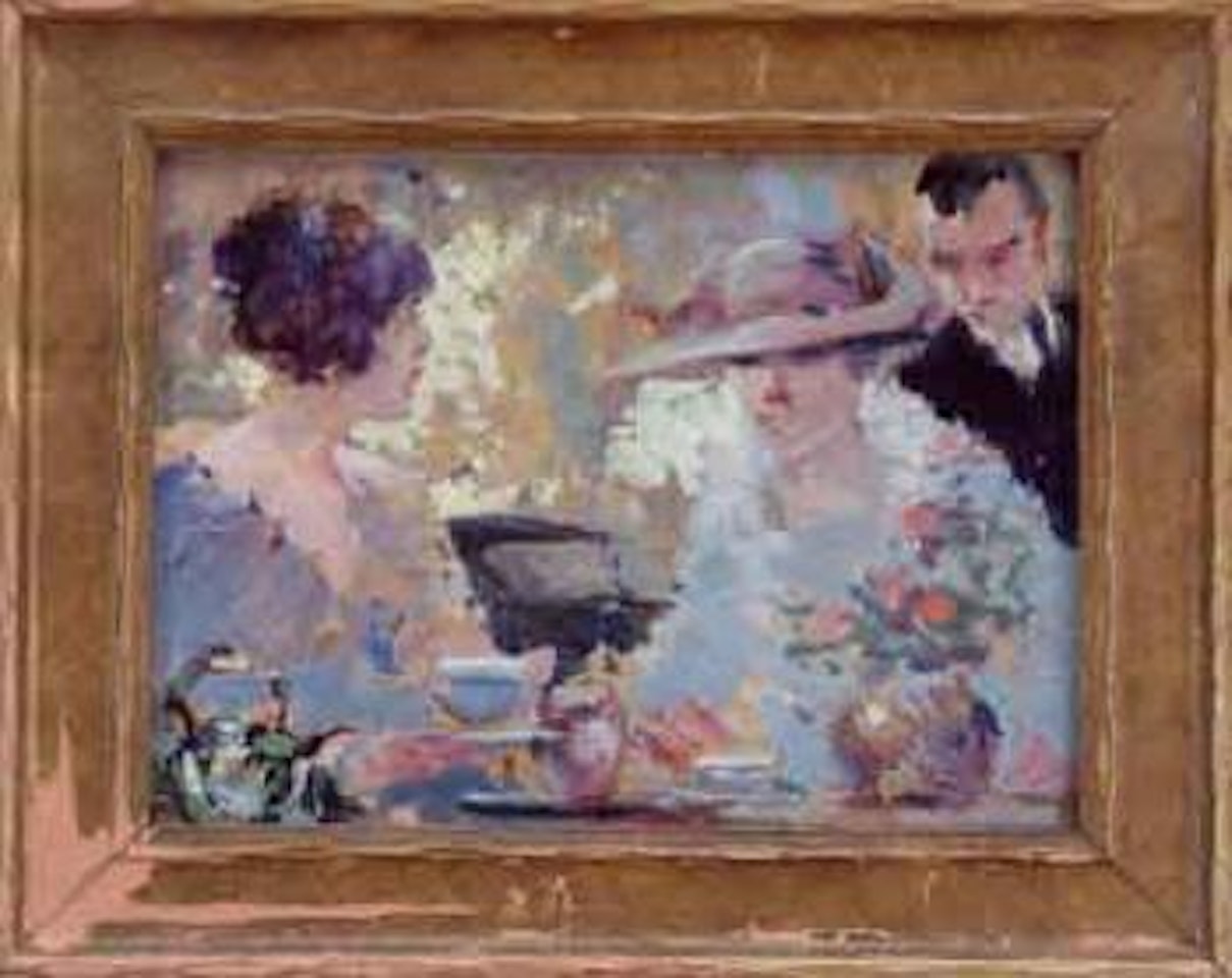 Lawn party by Edward Cucuel