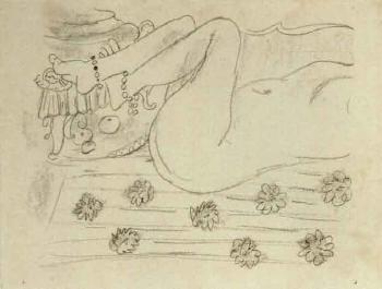 Nu, etude de mouvement de jambes by Henri Matisse