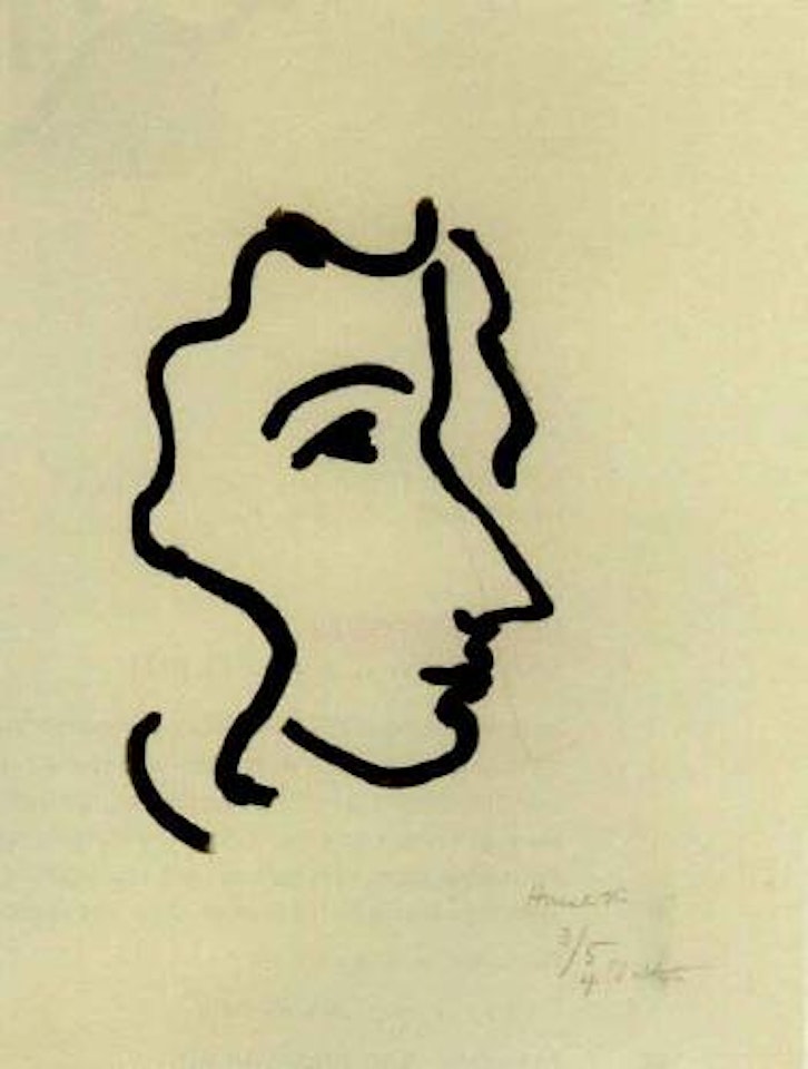 Nadia au profil aigu by Henri Matisse