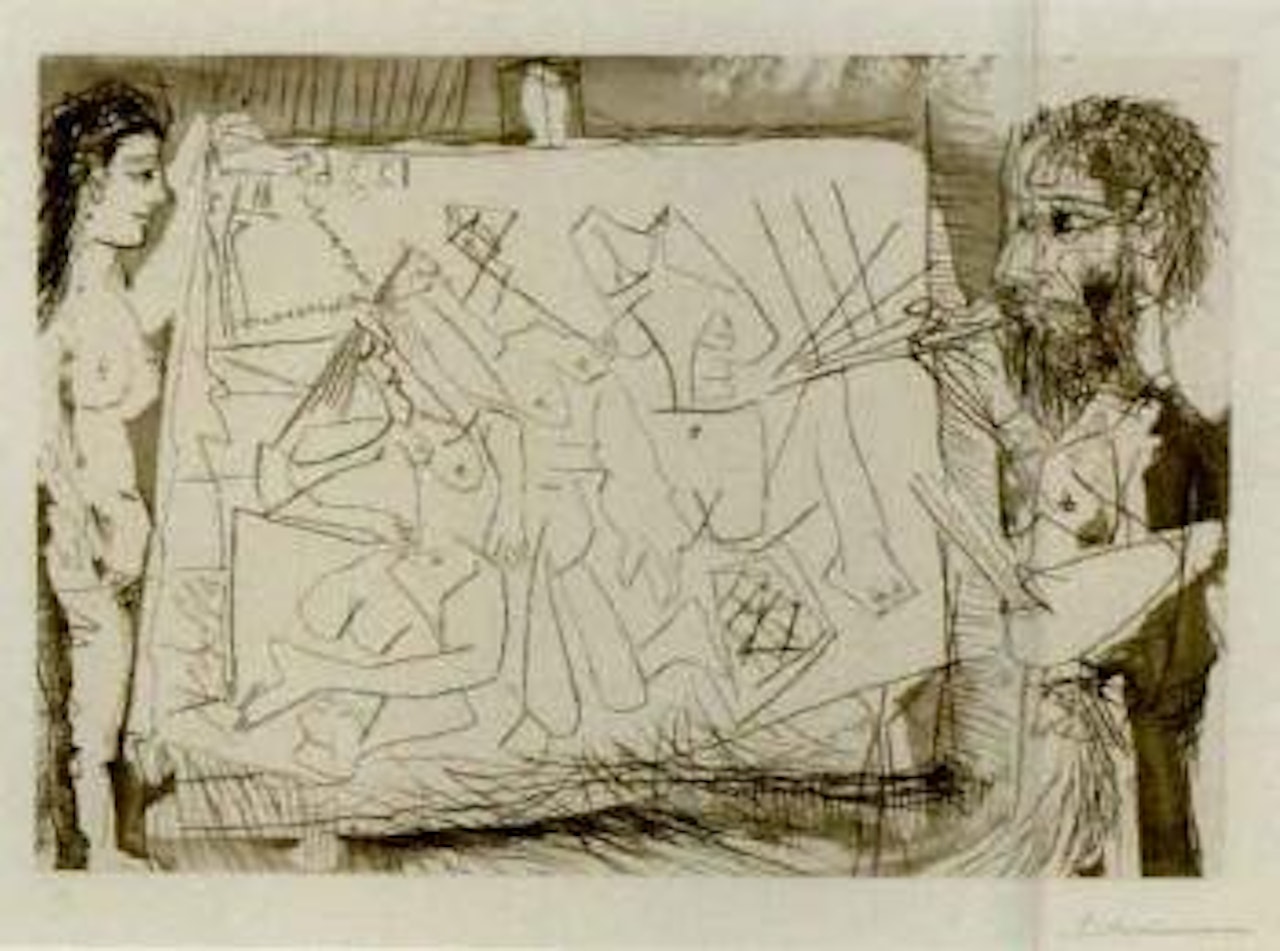 Dans l'atelier by Pablo Picasso