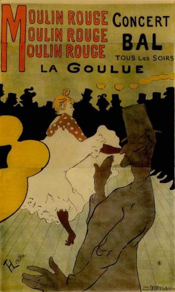 Moulin rouge, la Goulue by Henri de Toulouse-Lautrec