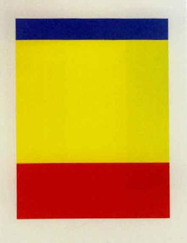 Blue yellow red by Ellsworth Kelly