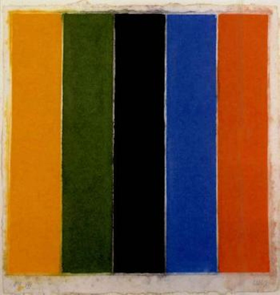 Coloured paper image XIII by Ellsworth Kelly