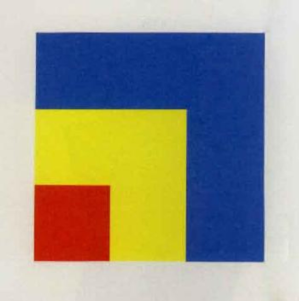 Blue yellow red by Ellsworth Kelly