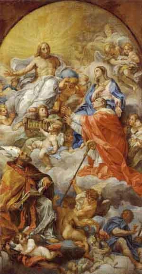 Apotheosis of St Charles Boromeus by Attributed to Carlo Maratta