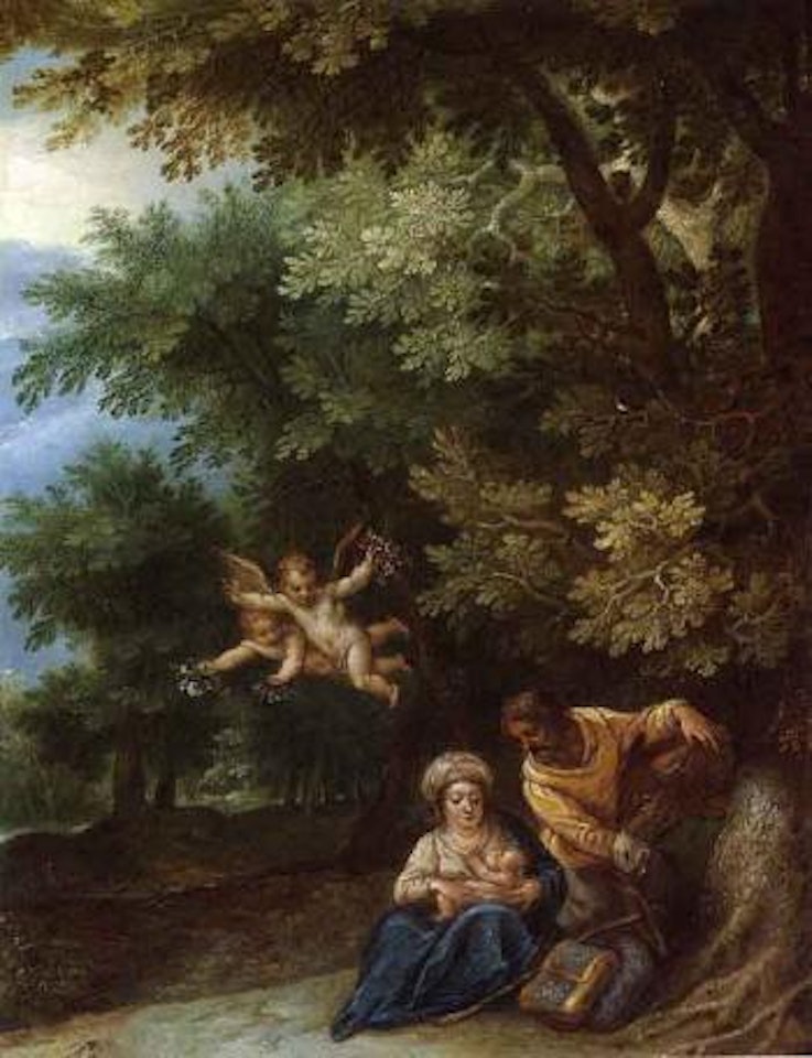 Rest on the Flight into Egypt by Jan Brueghel the Younger