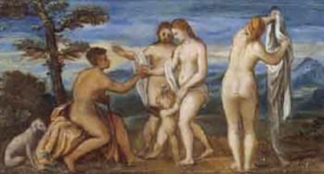 Judgement of Paris by Andrea Schiavone
