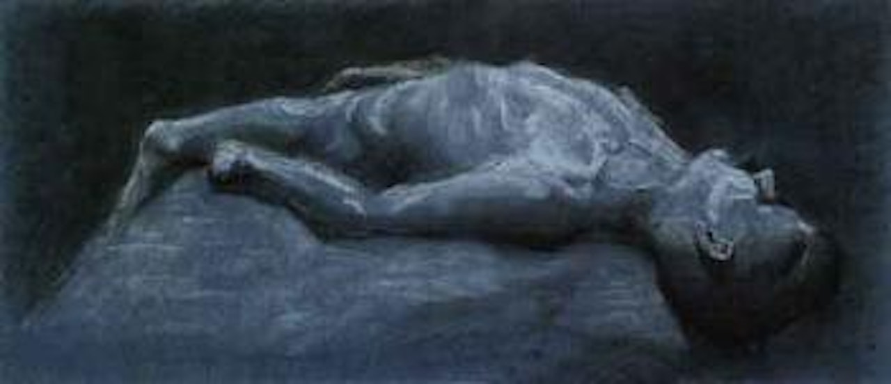Male nude by Egon Schiele