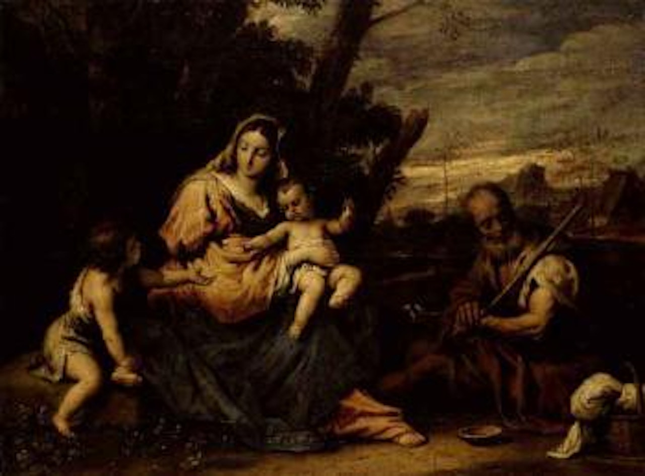 Holy Family with the Infant Saint John by Sebastiano Ricci