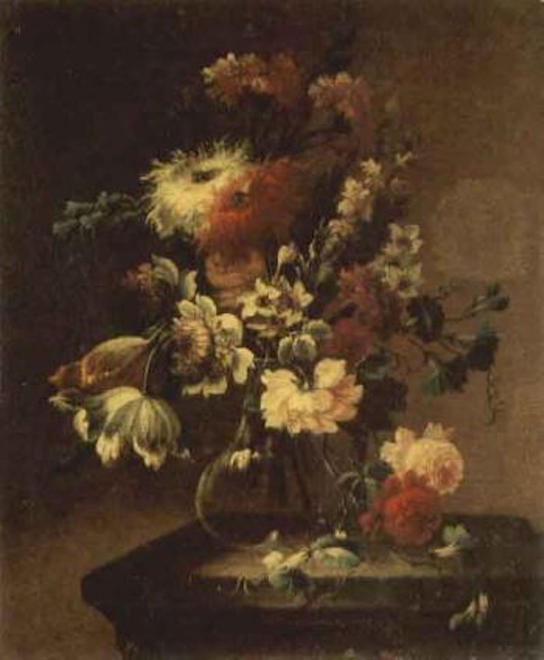 Still life of flowers by Gasparo Lopez