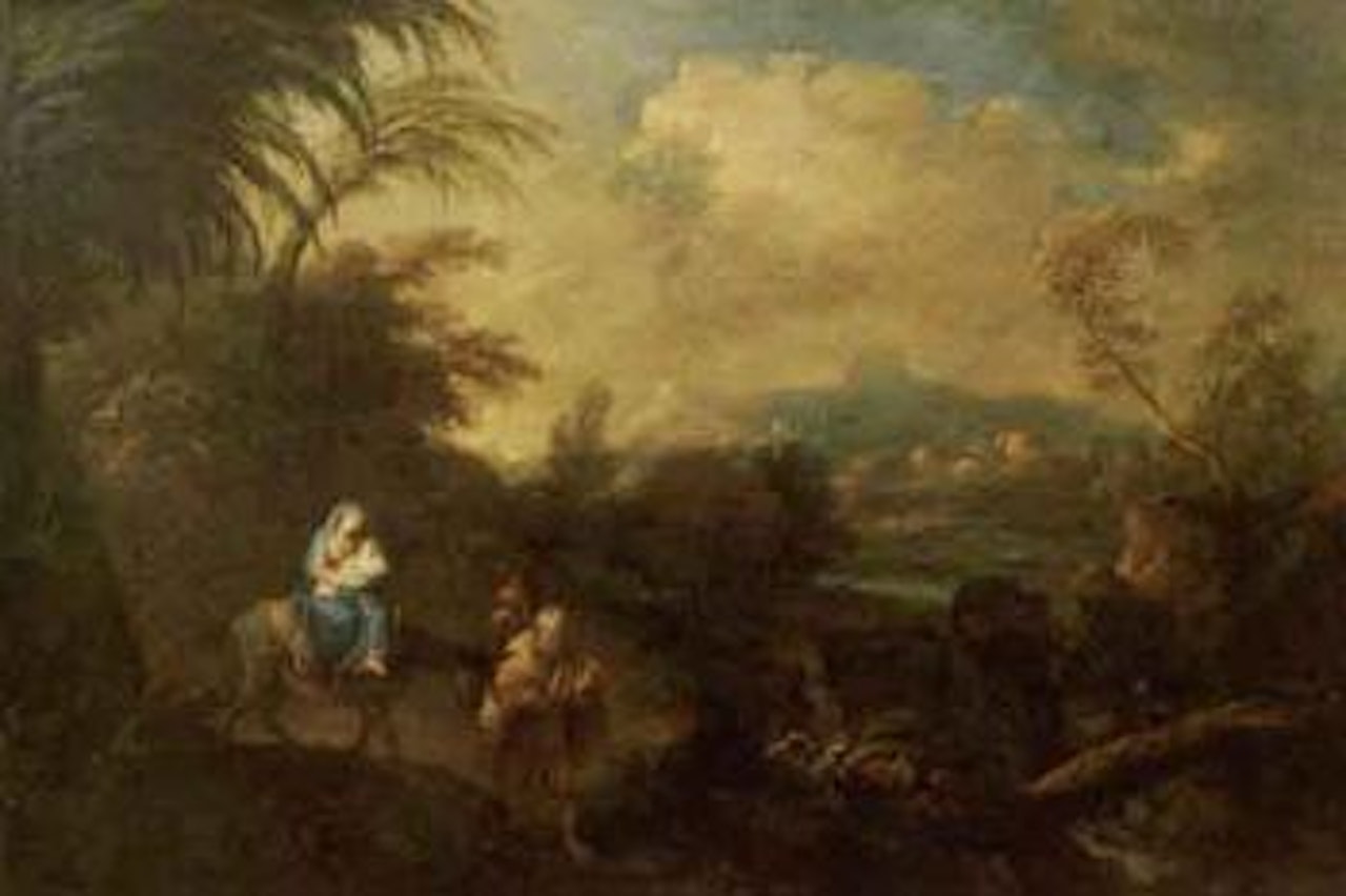 Flight into Egypt by Francesco Zuccarelli