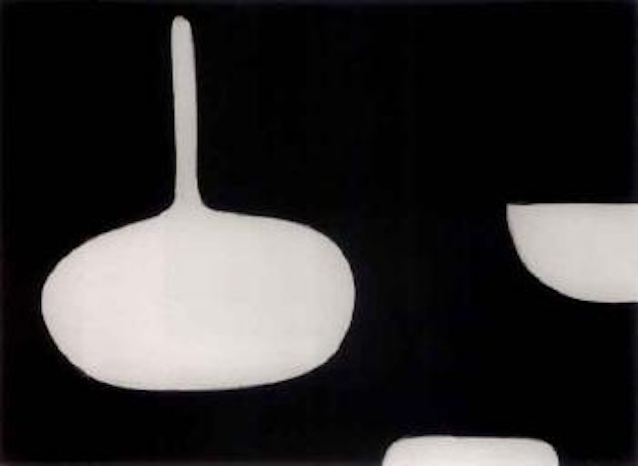 White pan on black by William Scott