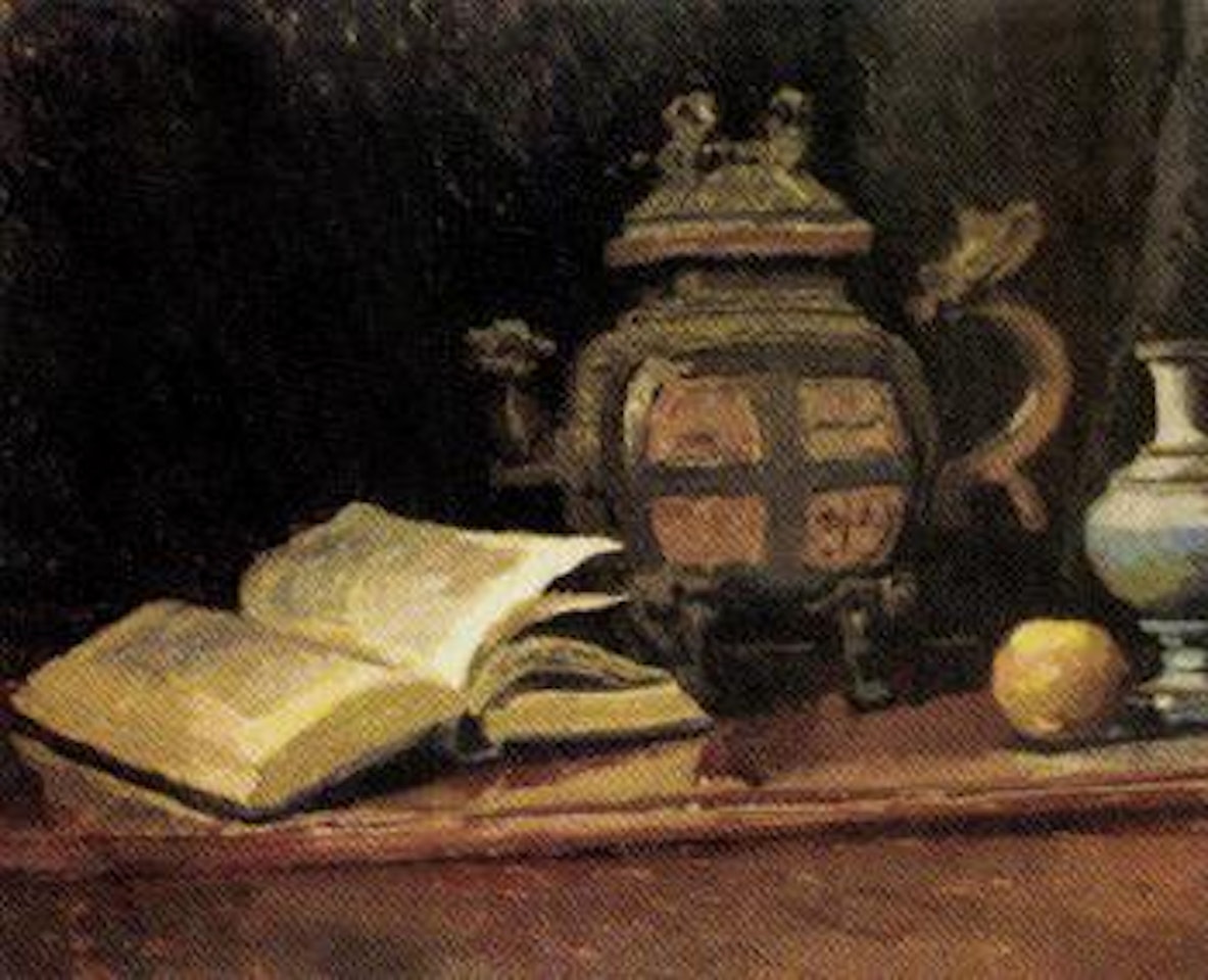 Still life with Chinese teapot by Duncan Grant
