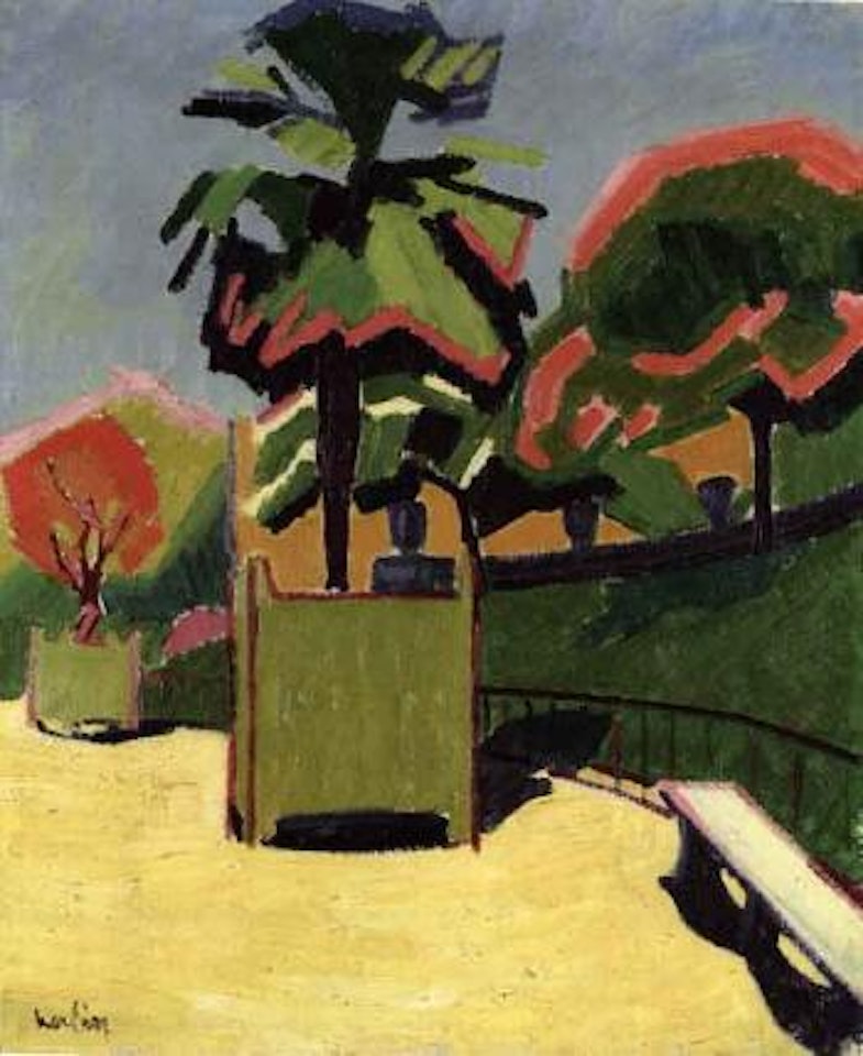 Jardin du Luxembourg by Auguste Herbin