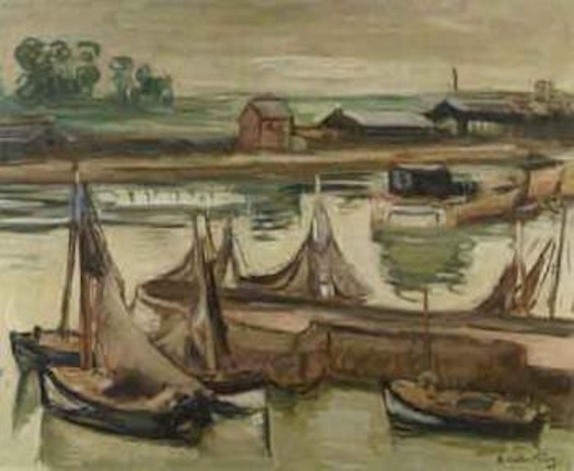 Barques de peche au port by Othon Friesz