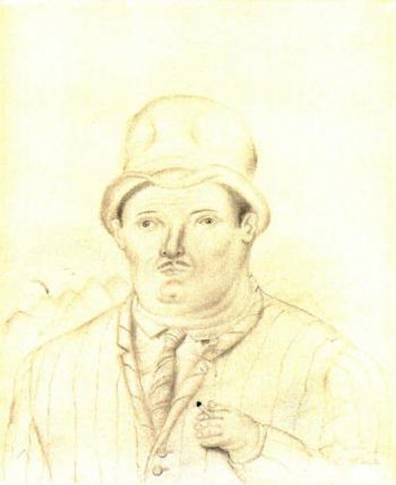 Portrait of L M by Fernando Botero