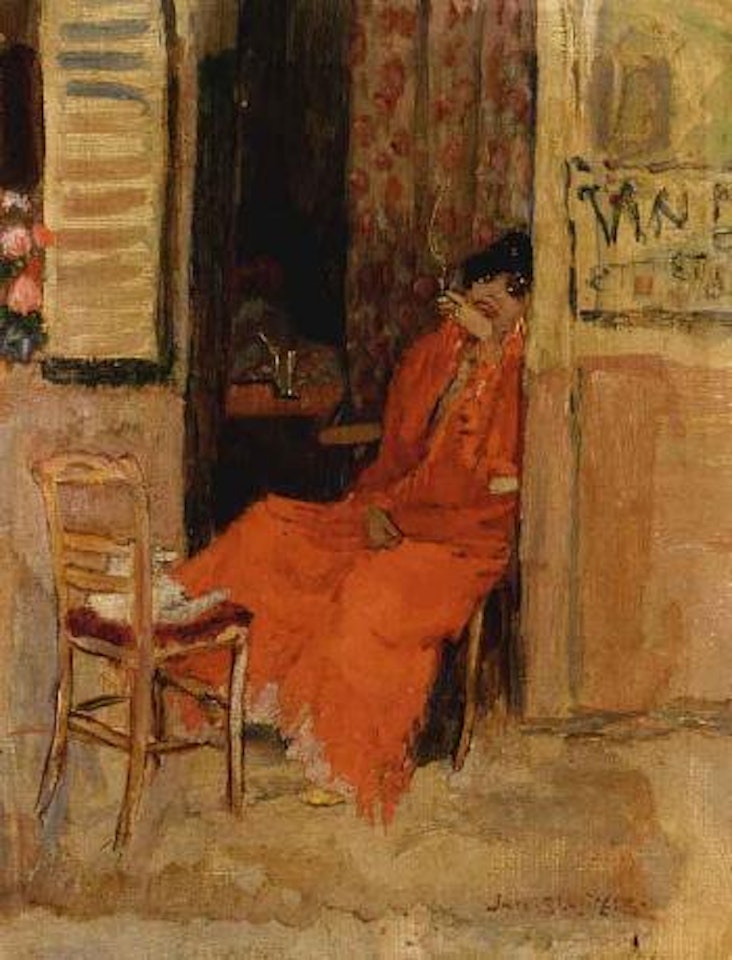 Cafe scene, Paris by Jan Sluyters