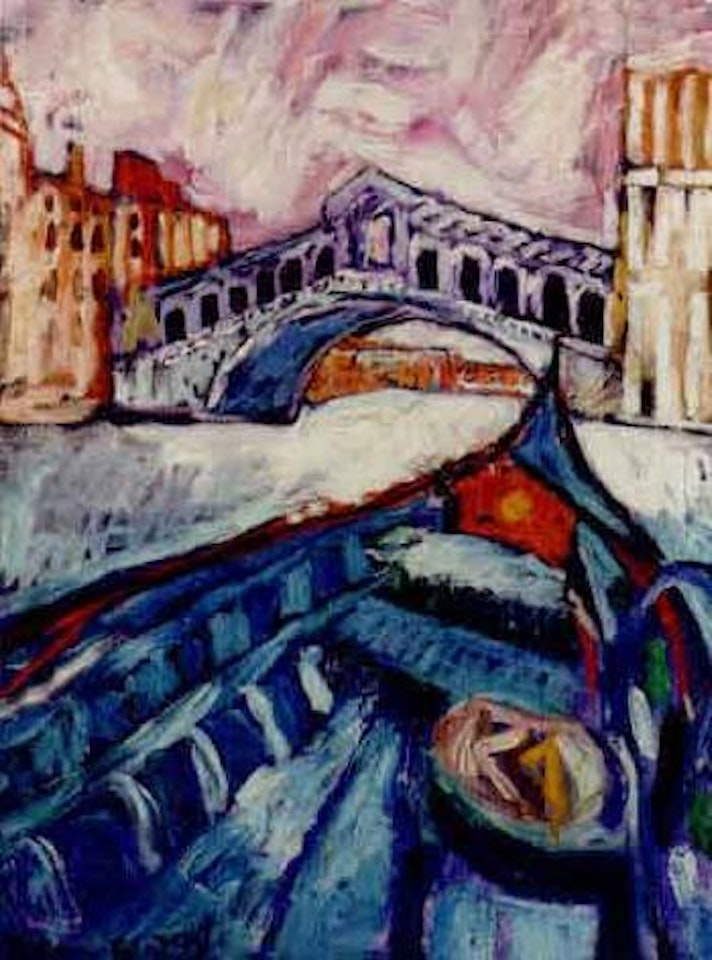 The Rialto Bridge, Venice by John Bratby