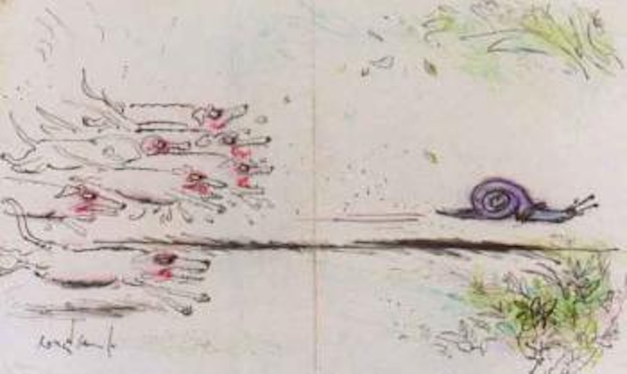 La chasse by Ronald Searle