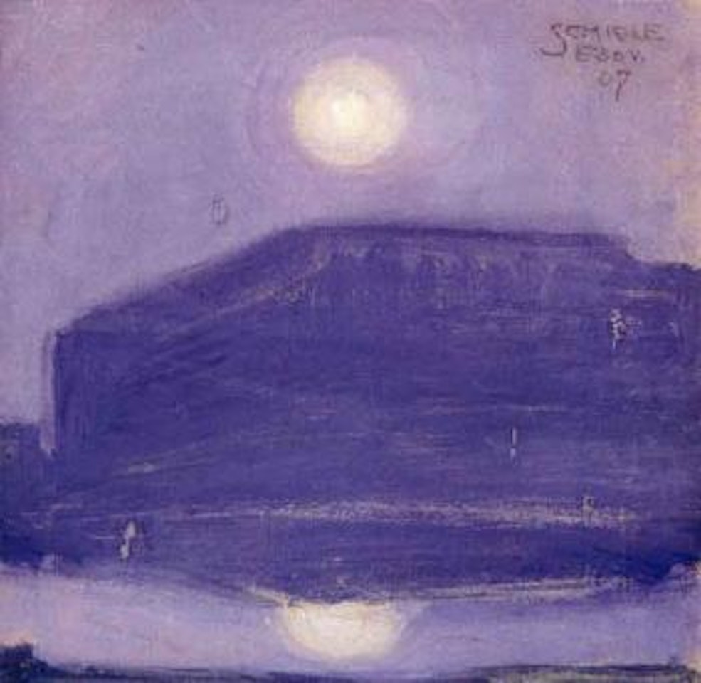 Full moon by Egon Schiele