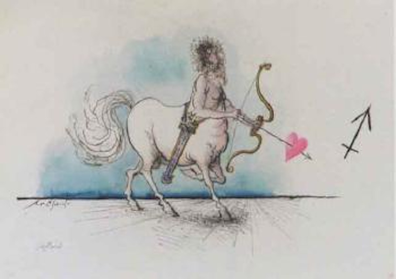 Sagittarius by Ronald Searle