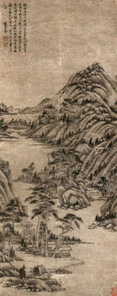 Landscape by Wang Yuanqi