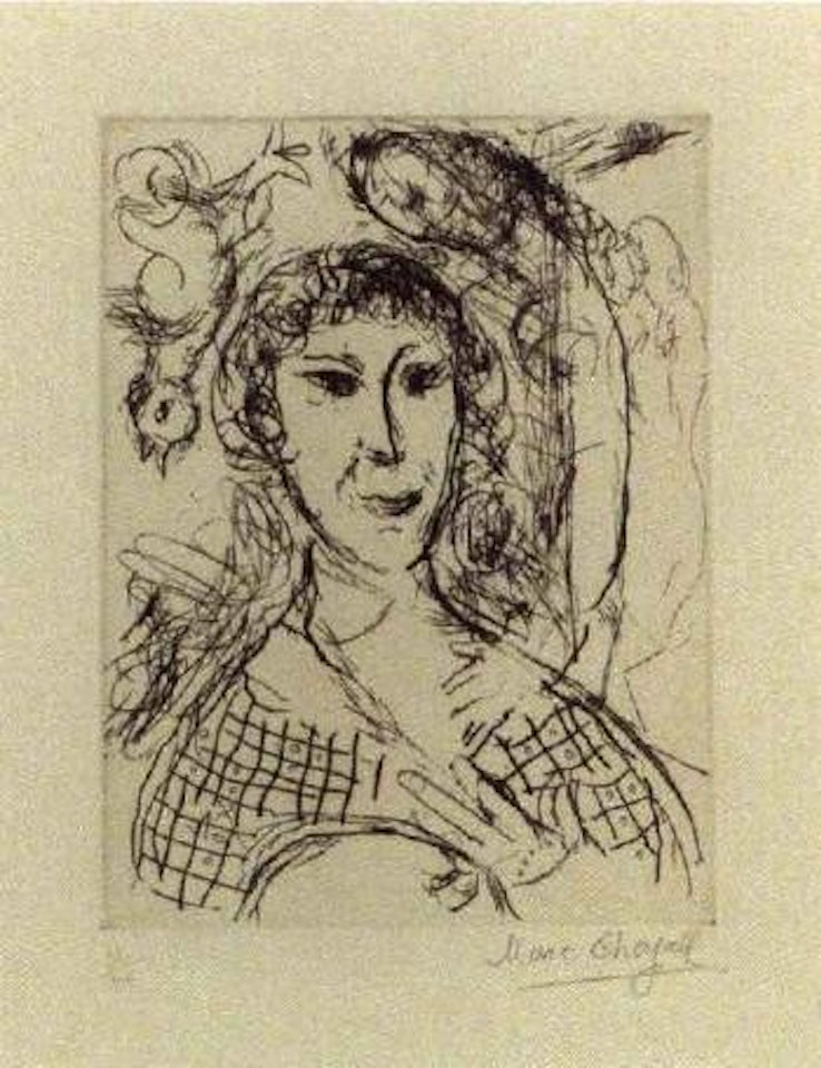 Self portrait by Marc Chagall