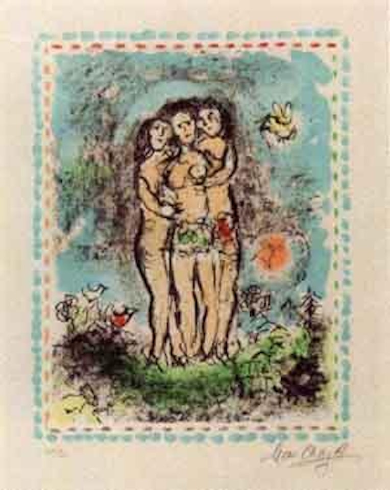 The three nudes by Marc Chagall