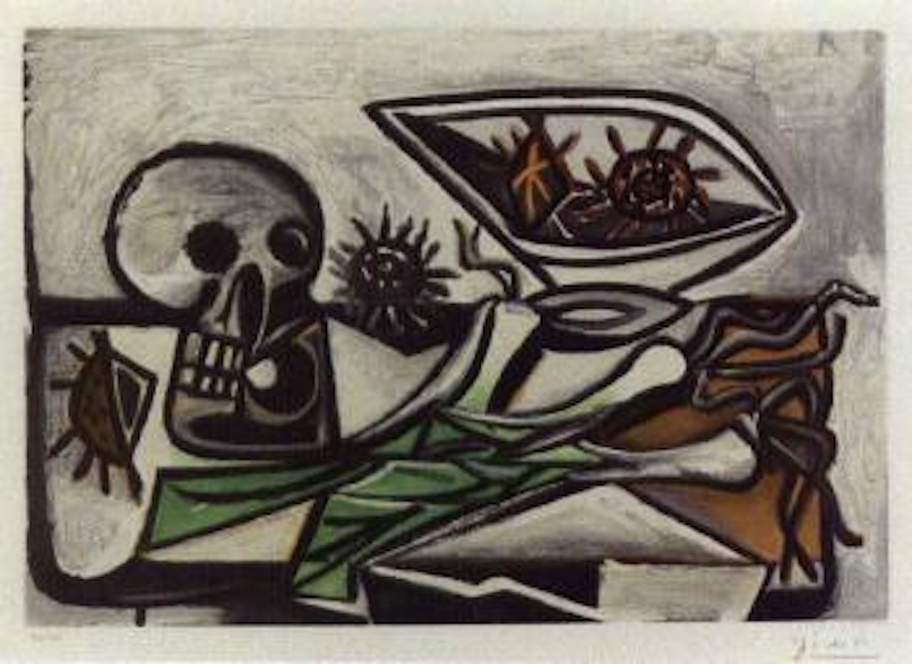 Nature morte au crane by Pablo Picasso