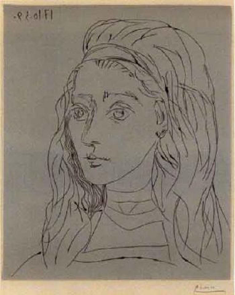 Portrait de Jacqueline by Pablo Picasso