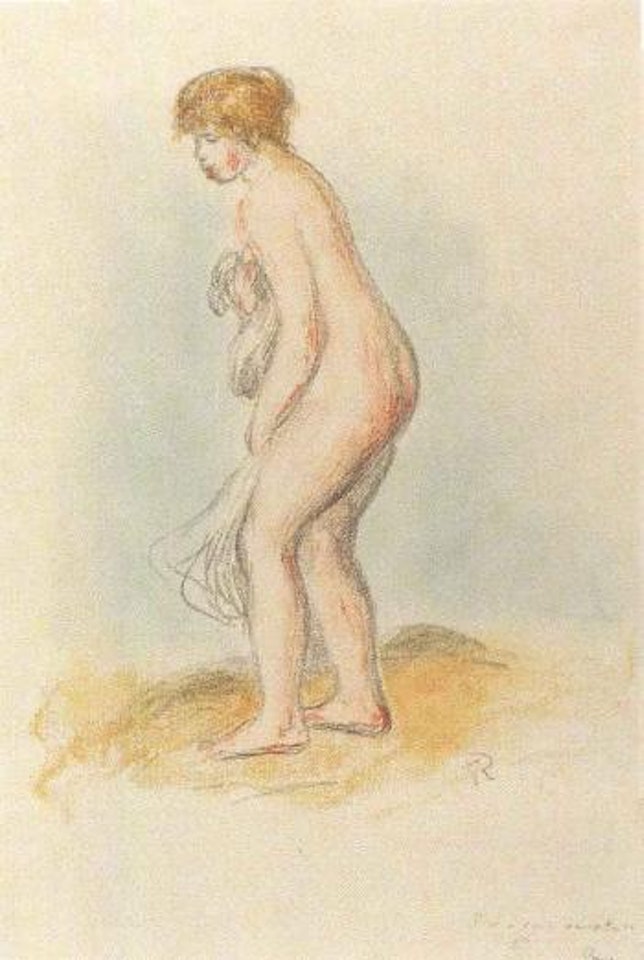 Baigneuse debout, en pied by Pierre-Auguste Renoir