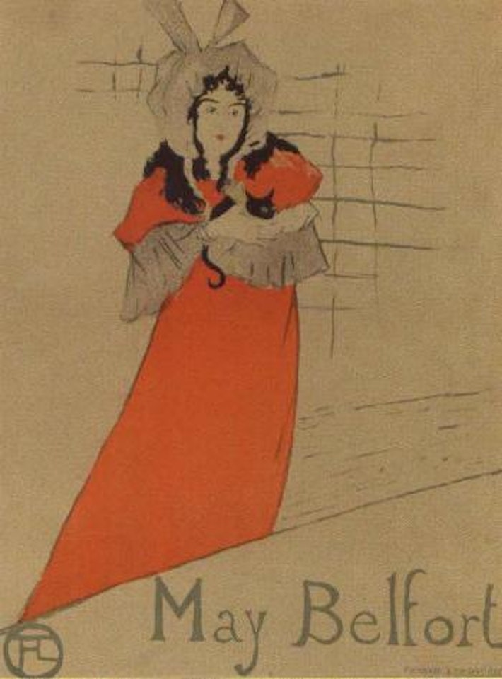 May Belfort by Henri de Toulouse-Lautrec