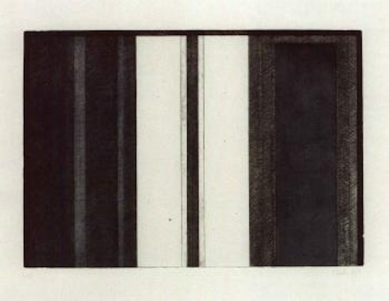 Five threes by Brice Marden