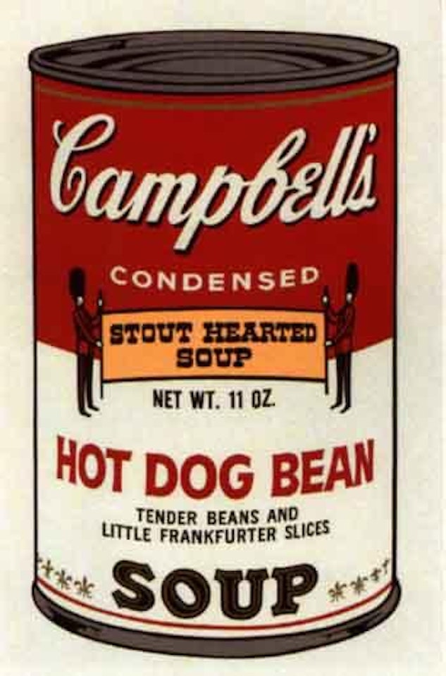 Hot Dog Bean by Andy Warhol