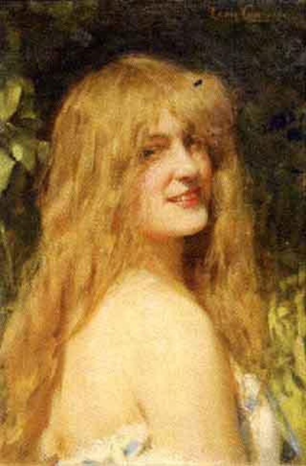 Jeune fille aux cheveux longs by Leon Comerre