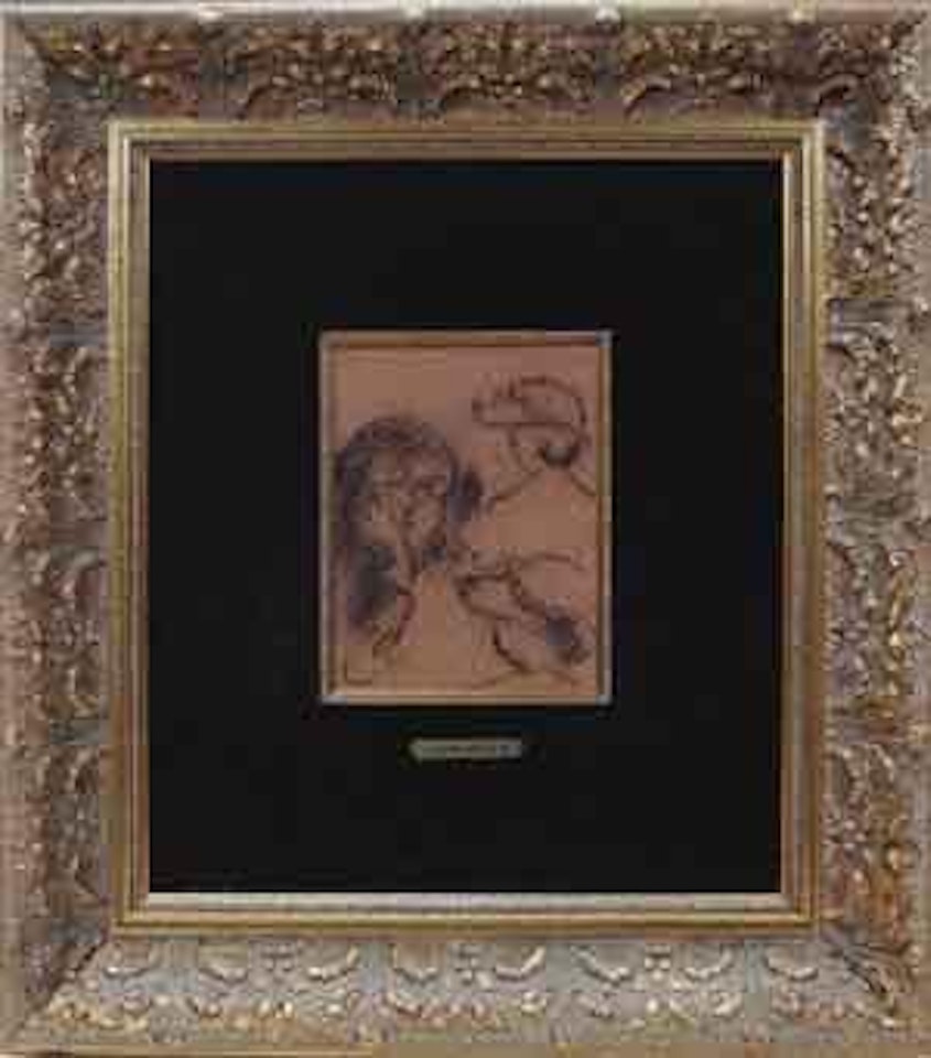 Young girl by Camille Pissarro