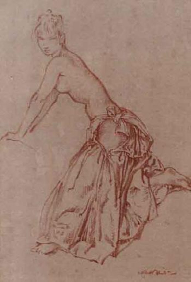 Jane, changing pose by William Russell Flint